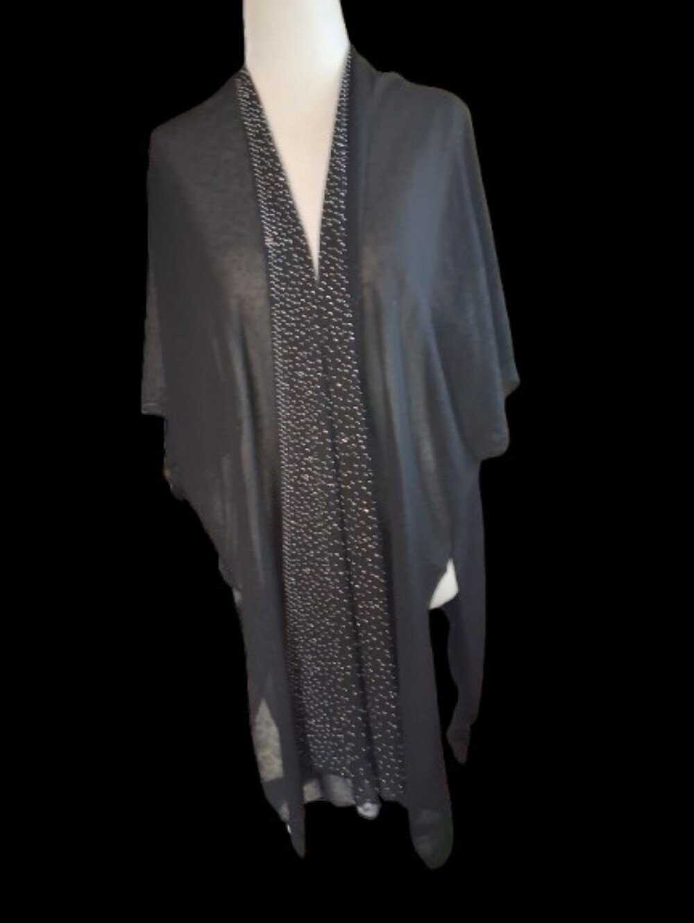 Luxury Evening Layering Piece ✨Jessica McClintock Sheer Rhinestone K